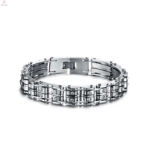 Hot selling couple stainless steel bike chain bracelet, handmade bracelet